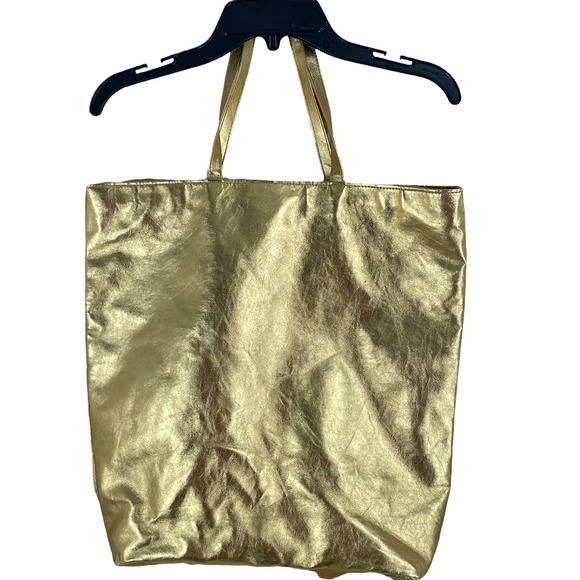 ROBERTO CAVALLI LARGE GOLD BAG - Picture 3 of 7